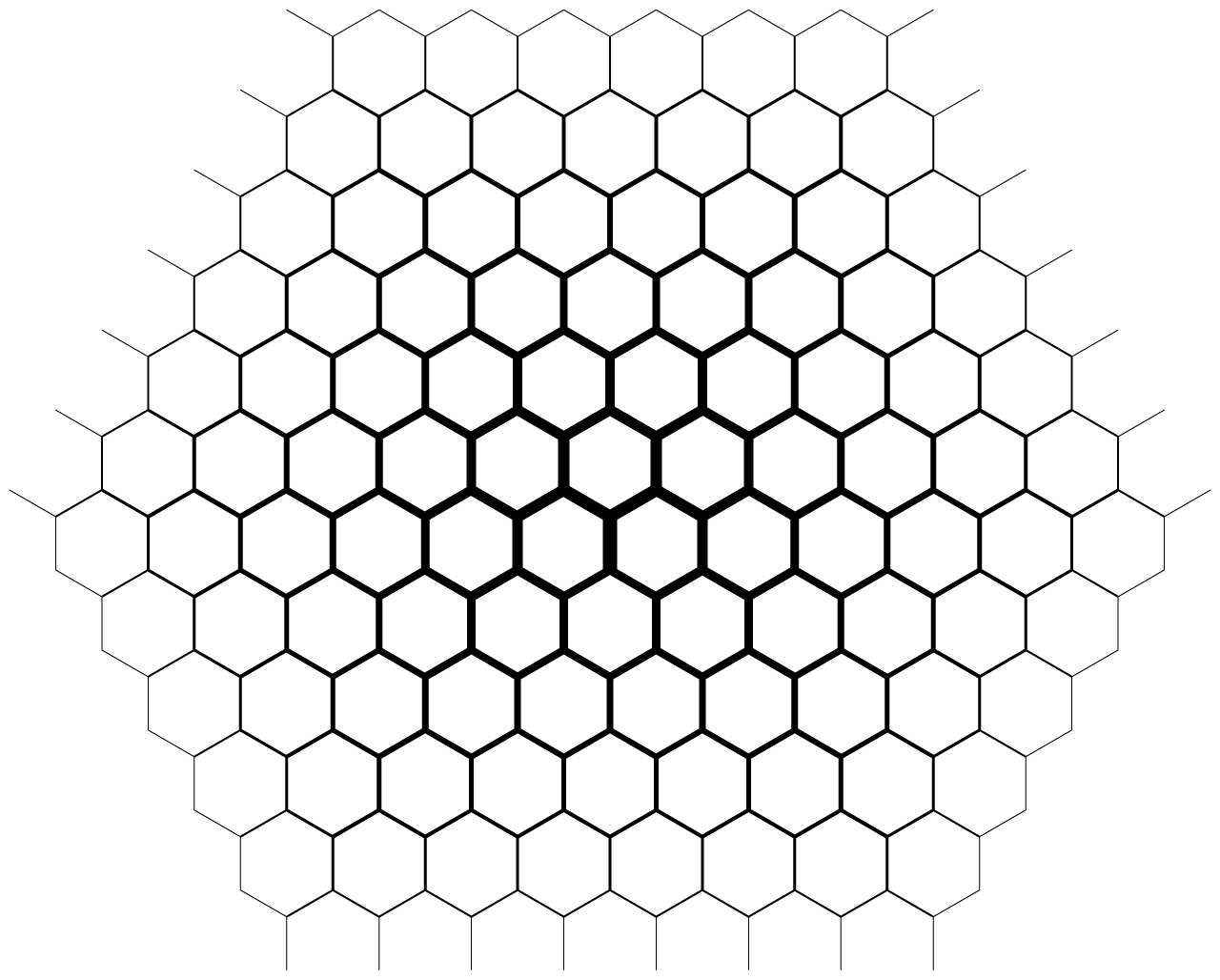 Hexagon pattern